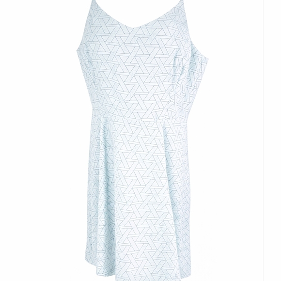 Banana Republic Dresses & Skirts - Banana Republic Y2K Geometric Midi Dress Sz 12 Petite New